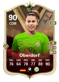 Lena Oberdorf Ultimate Dynasties 90 Overall Rating