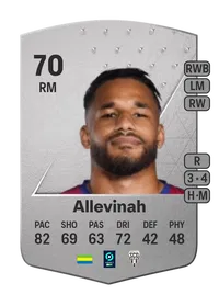 Jim Allevinah Common 70 Overall Rating