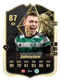 Alistair Johnston Team of the Week 87 Overall Rating