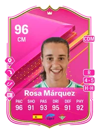 Rosa Márquez FUTTIES Premium 96 Overall Rating