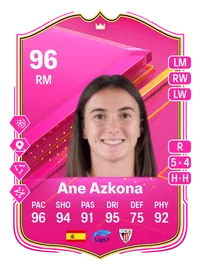 Ane Azkona FUTTIES Premium 96 Overall Rating