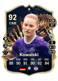 Natasha Kowalski Team of the Season Plus 92 Overall Rating