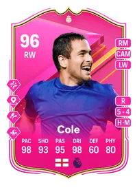 Joe Cole FUTTIES Hero 96 Overall Rating