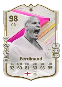 Rio Ferdinand FUTTIES Icon 98 Overall Rating