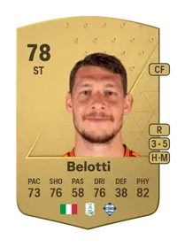 Andrea Belotti Common 78 Overall Rating