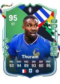 Marcus Thuram UEFA EURO Path to Glory 95 Overall Rating