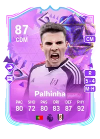 Palhinha Ultimate Birthday 87 Overall Rating