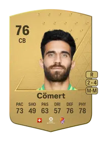 Eray Cömert Common 76 Overall Rating