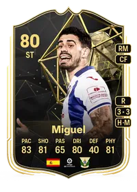 Miguel Team of the Week 80 Overall Rating