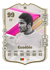 Eusébio FUTTIES Icon 99 Overall Rating