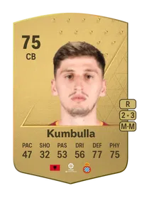 Marash Kumbulla Common 75 Overall Rating