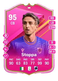 Matteo Stoppa FUTTIES Premium 95 Overall Rating