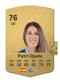 Patri Ojeda Common 76 Overall Rating