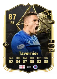 James Tavernier Team of the Week 87 Overall Rating