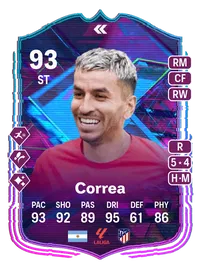 Ángel Correa Flashback Player 93 Overall Rating