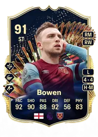 Jarrod Bowen Team of the Season 91 Overall Rating