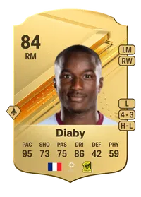 Moussa Diaby Rare 84 Overall Rating