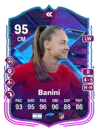 Estefanía Banini Flashback Player 95 Overall Rating