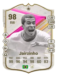 Jairzinho FUTTIES Icon 98 Overall Rating