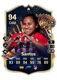 Leicy Santos TOTS Live 94 Overall Rating