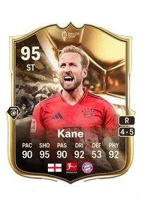 Harry Kane Ballon d'Or 95 Overall Rating