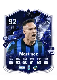 Lautaro Martínez TOTY Honourable Mentions 92 Overall Rating