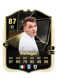 Mateo Retegui Team of the Week 87 Overall Rating