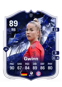 Giulia Gwinn TOTY Honourable Mentions 89 Overall Rating