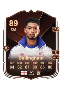 Jude Bellingham Ultimate Cover Star 89 Overall Rating