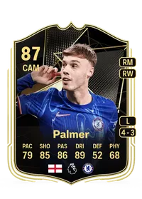 Cole Palmer Team of the Week 87 Overall Rating