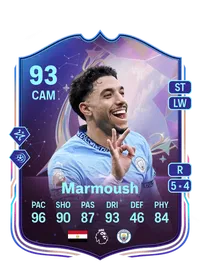 Omar Marmoush Fantasy FC 93 Overall Rating