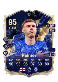 Cole Palmer Team of the Year 95 Overall Rating