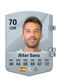 Aitor Sanz Common 70 Overall Rating