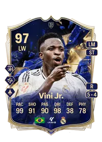 Vini Jr. Team of the Year 97 Overall Rating