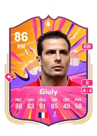 Ludovic Giuly UT Heroes 86 Overall Rating