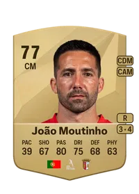 João Moutinho Common 77 Overall Rating