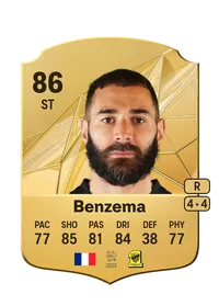 Karim Benzema Rare 86 Overall Rating