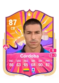 Iván Córdoba UT Heroes 87 Overall Rating