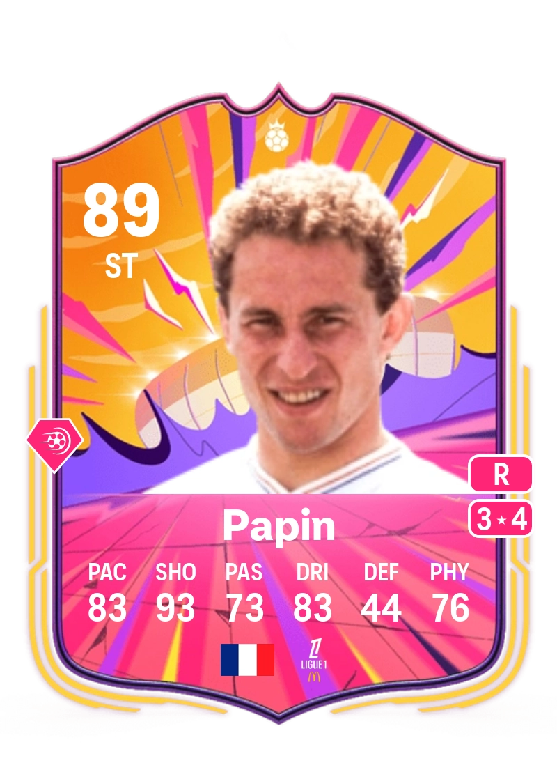 Jean-Pierre Papin UT Heroes 89 Overall Rating