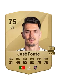 José Fonte Common 75 Overall Rating