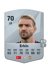 Caner Erkin Common 70 Overall Rating