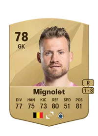 Simon Mignolet Common 78 Overall Rating