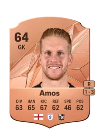 Ben Amos Rare 64 Overall Rating