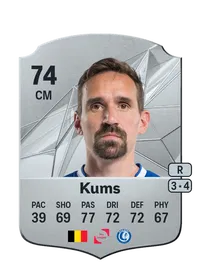 Sven Kums Rare 74 Overall Rating