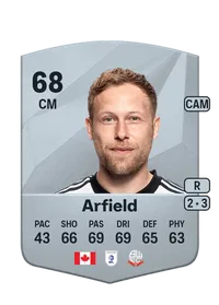 Scott Arfield Common 68 Overall Rating