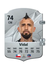 Arturo Vidal Rare 74 Overall Rating