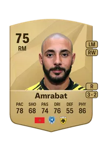 Nordin Amrabat Common 75 Overall Rating