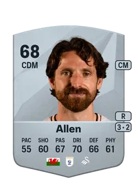 Joe Allen Common 68 Overall Rating