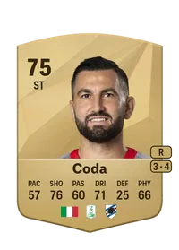 Massimo Coda Common 75 Overall Rating