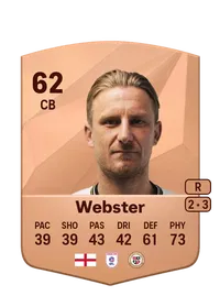 Byron Webster Common 62 Overall Rating